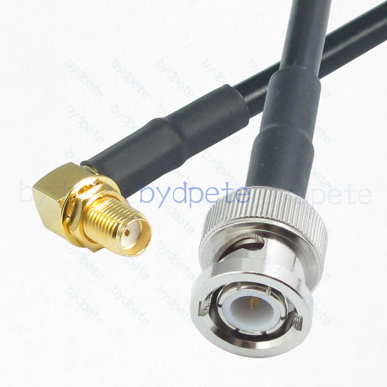 Купи SMA Female Jack Right Angle 90 Degree Bulkhead to BNC male Plug RG58 Cable Pigtail Antenna Extension 50ohm RF Coaxial Tangerrf за 256 рублей в магазине AliExpress