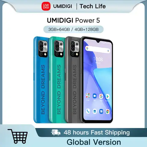 Новый смартфон UMIDIGI Power 5 глобальная версия, полный экран, Android 11, Helio G25, тройная камера 16 МП с искусственным интеллектом, 6,53 дюйма, 6150 мАч