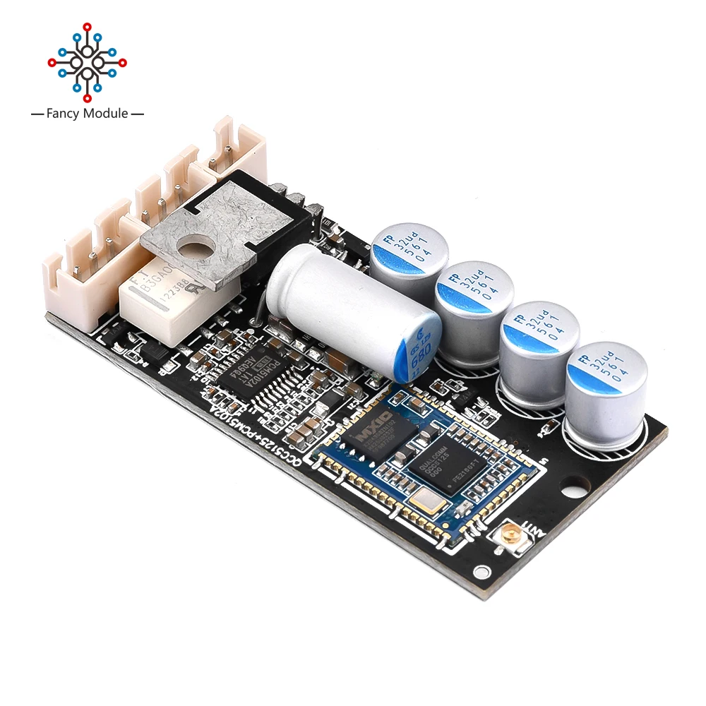 

Плата ресивера QCC5125, зеркальная фотография + DSP PCM5102A DAC 32 бит 384 кГц для Hi-Fi усилителя звука