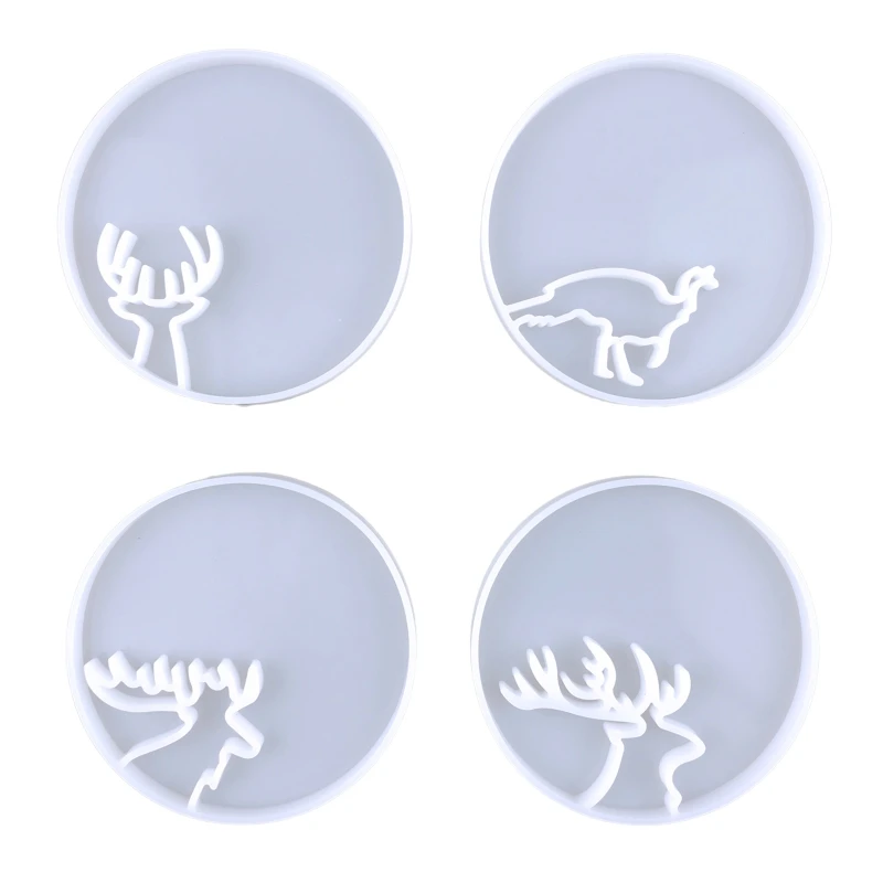 

Animal Silicone Resin Mold Food Station Serving Tray Mold Diy Coaster Casting