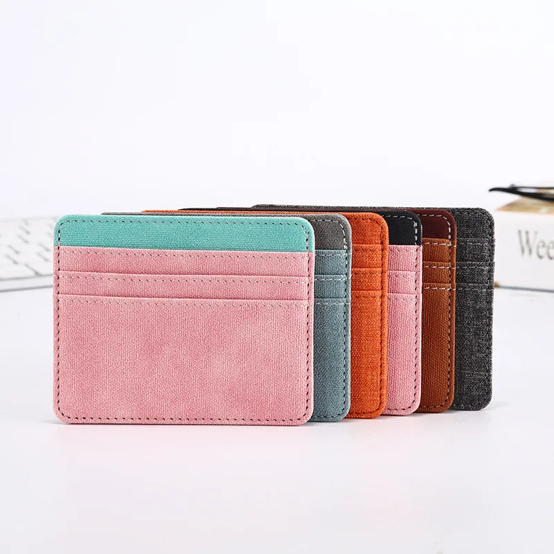 

Fashion Pu Leather Business Card Holder Driver License Multi Slot Card Slim Wallet For Men Credit Card Wallet Short Purse