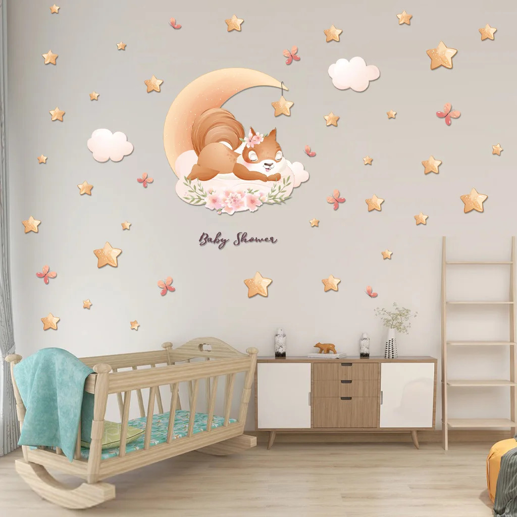 Виниловая фотография с изображением милой лисы