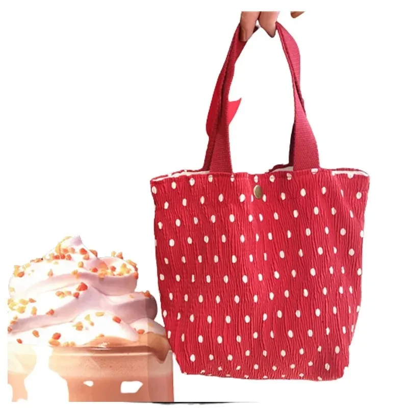 

Маленькая Портативная сумка для ланча, Женская миниатюрная тканевая сумка для ручной переноски, удобная универсальная сумка, Экологичная сумка для покупок, Повседневная Сумка-тоут