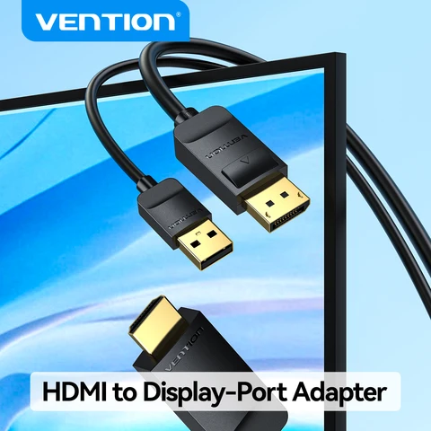 Кабель HDMI-DisplayPort Vention 4K 60Гц