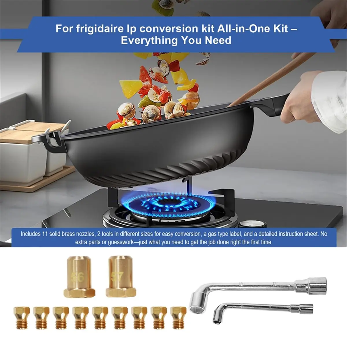 Фото Комплект для переоборудования на сжиженный газ Range LP для серии Frigi-Daire LP4/5, заменяет FCRG3062ABA, FCRG3062ADA, FCRG3062ASA №3