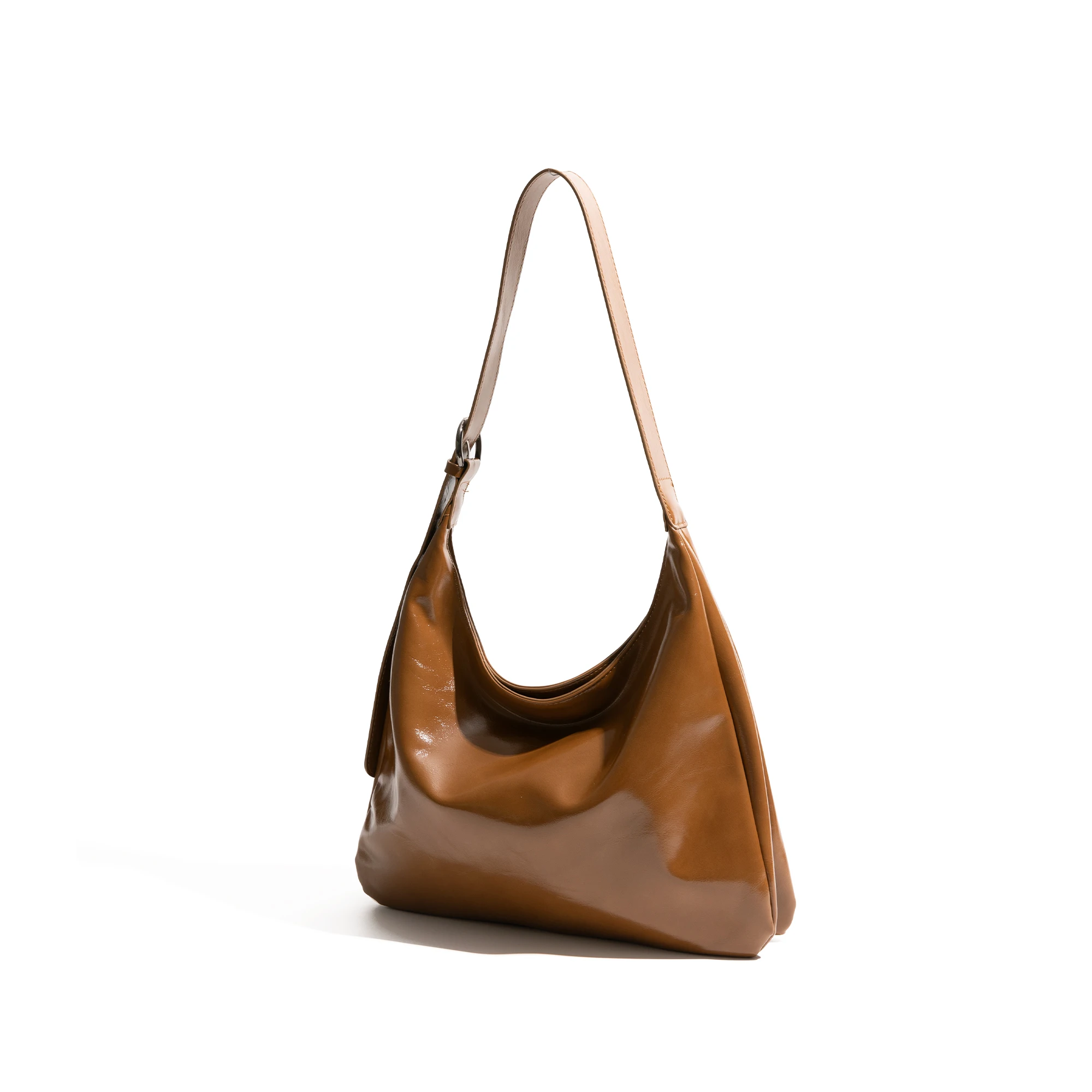 Женская сумка-шоппер KOKOPEAS из искусственной кожи на плечо однотонная модная