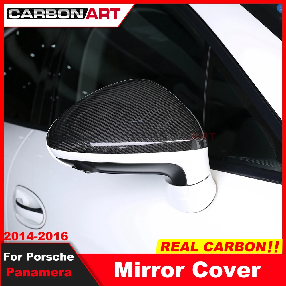 

Чехол для зеркала заднего вида porsche Panamera 2014-2016, чехол для зеркала заднего вида, подходит для porsche Panamera, колпачки для зеркал из углеродного вол...