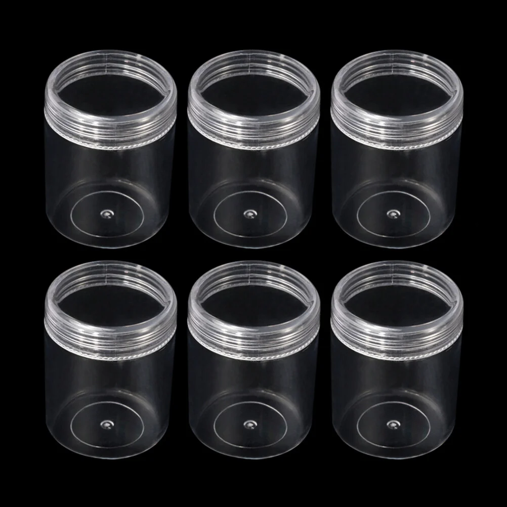 

6 Pcs Travel Containers Toiletries Bottles Cream Sub-bottle Storage Box Solid Mini
