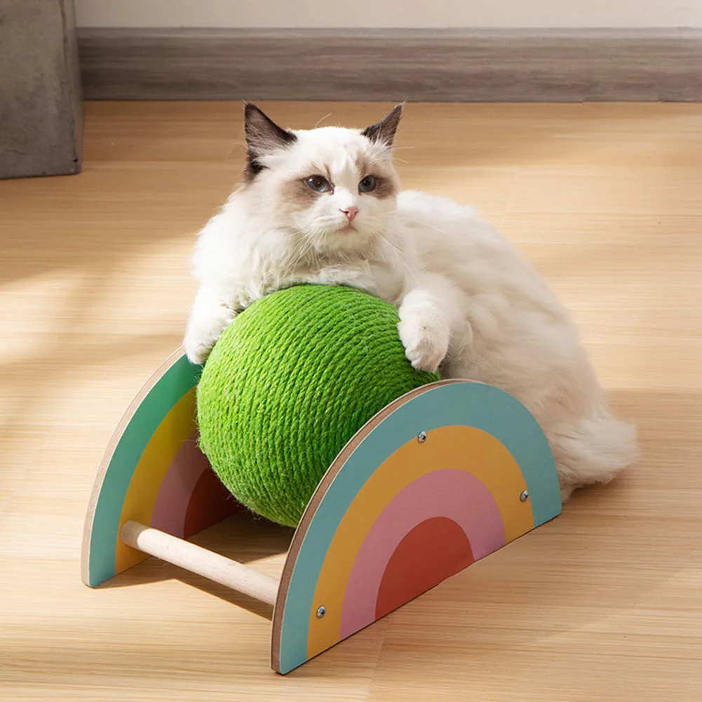 

Креативный когтеточный мяч для кошек, веревка из сизаля, искусственная шлифовка лап, интерактивная игрушка для домашних животных, аксессуа...