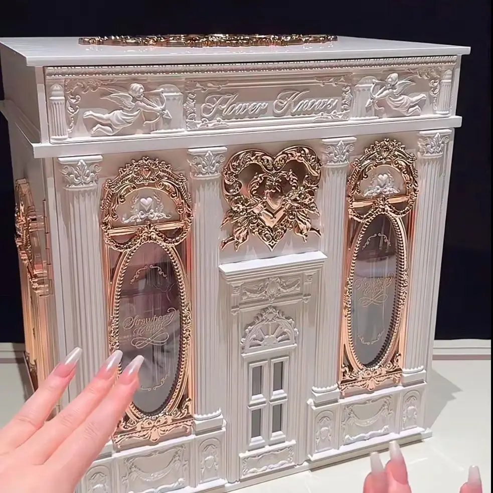 Цветочная знания Клубничный Купидон Периферийные резные ящики для хранения