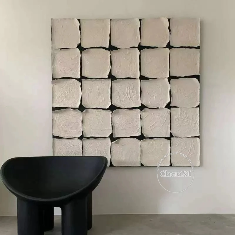 

Абстрактная чёрная картина маслом