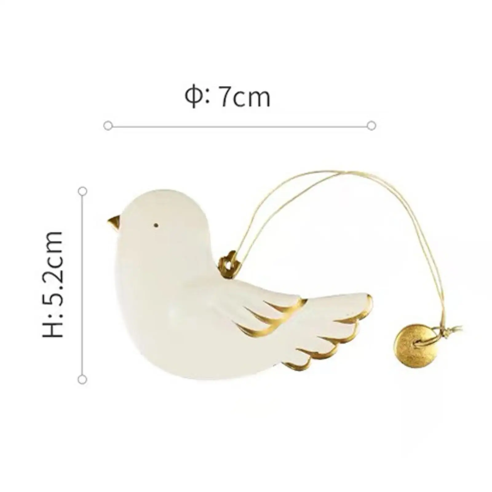 Рождественская елка подвесные украшения двери голубь рождественский орнамент