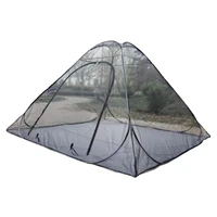 ultralight mesh tent portable backpacking mountaineering trekking pole tent inner mesh waterproof insect tent mesh net