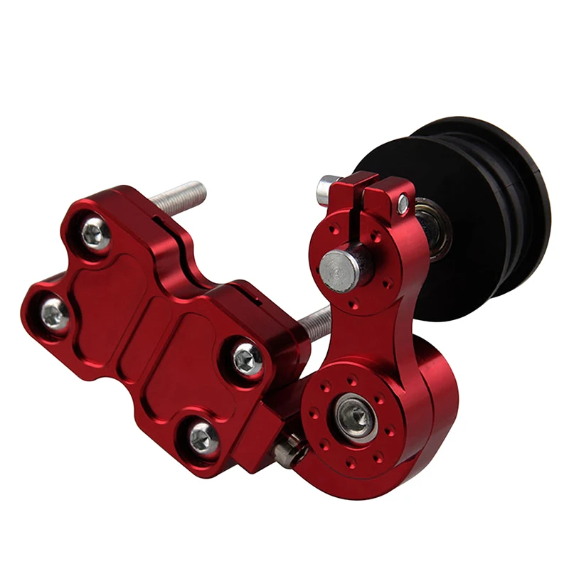 

Universal Adjuster Motorcycle Chain Tensioner Portable Motorcycle Golden Aluminum Adjuster Chain Tensioner Bolt On Roller Tool