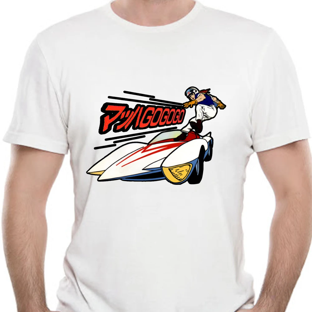 Мужская футболка с надписью Mach Go Speed Racer черная размеры 20th 30th 40th 50th Birthday |