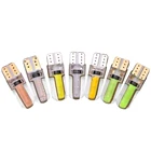 2 шт., Сверхъяркие силиконовые светодиодные лампы T10