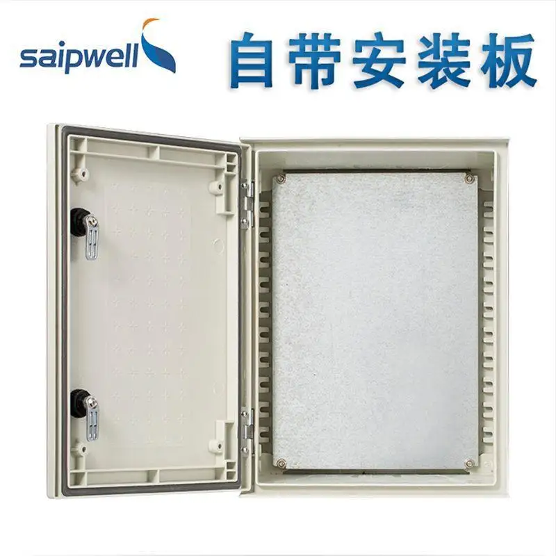 SAIPWELL Nema 4 корпус SMC с прозрачной крышкой FRP GRP пустые навесные фотообои поставка