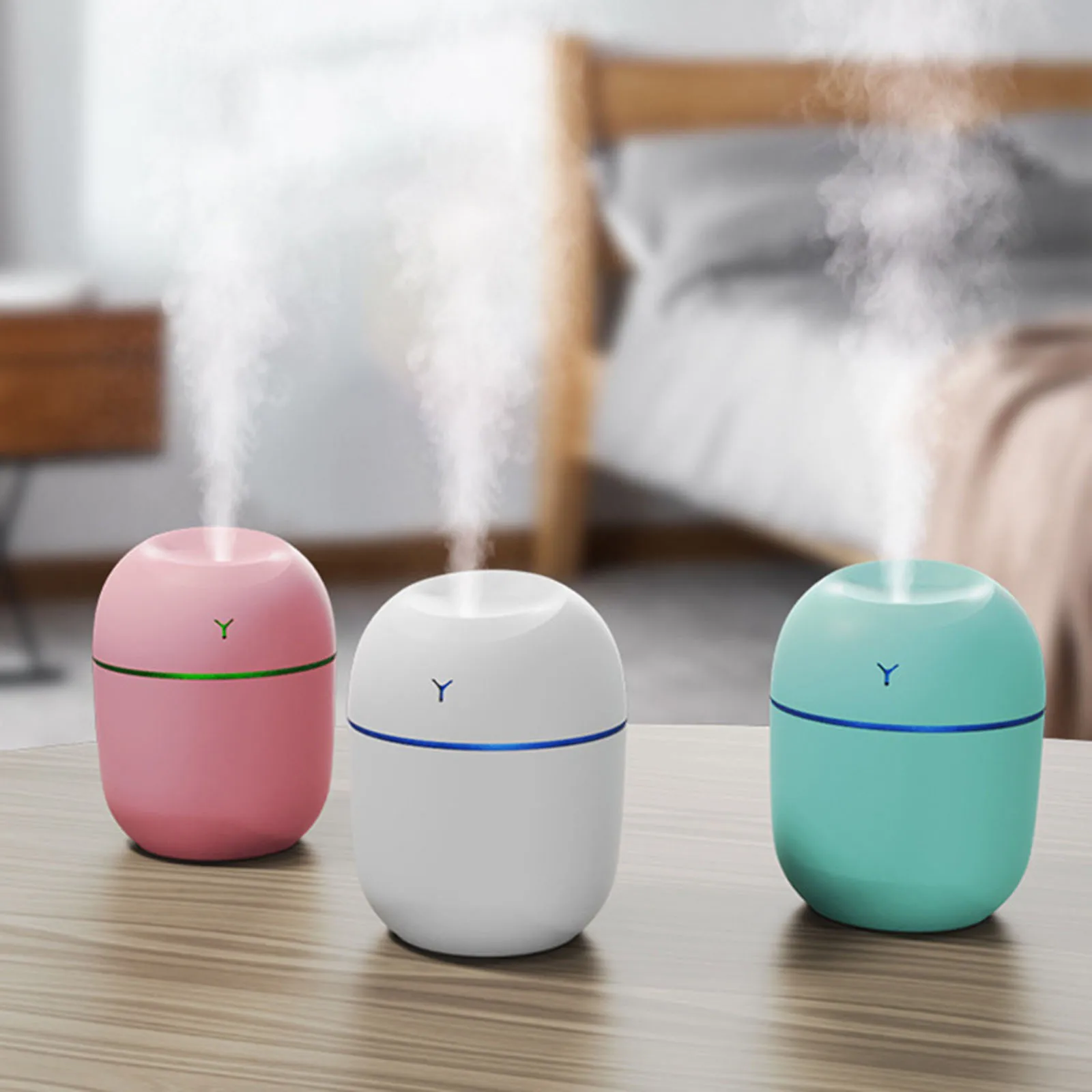 

220ml portable USB Air humidifier purifier Essential Oil Aroma diffuser Cool Mist Sprayer maker Mute humidifier for Car Home