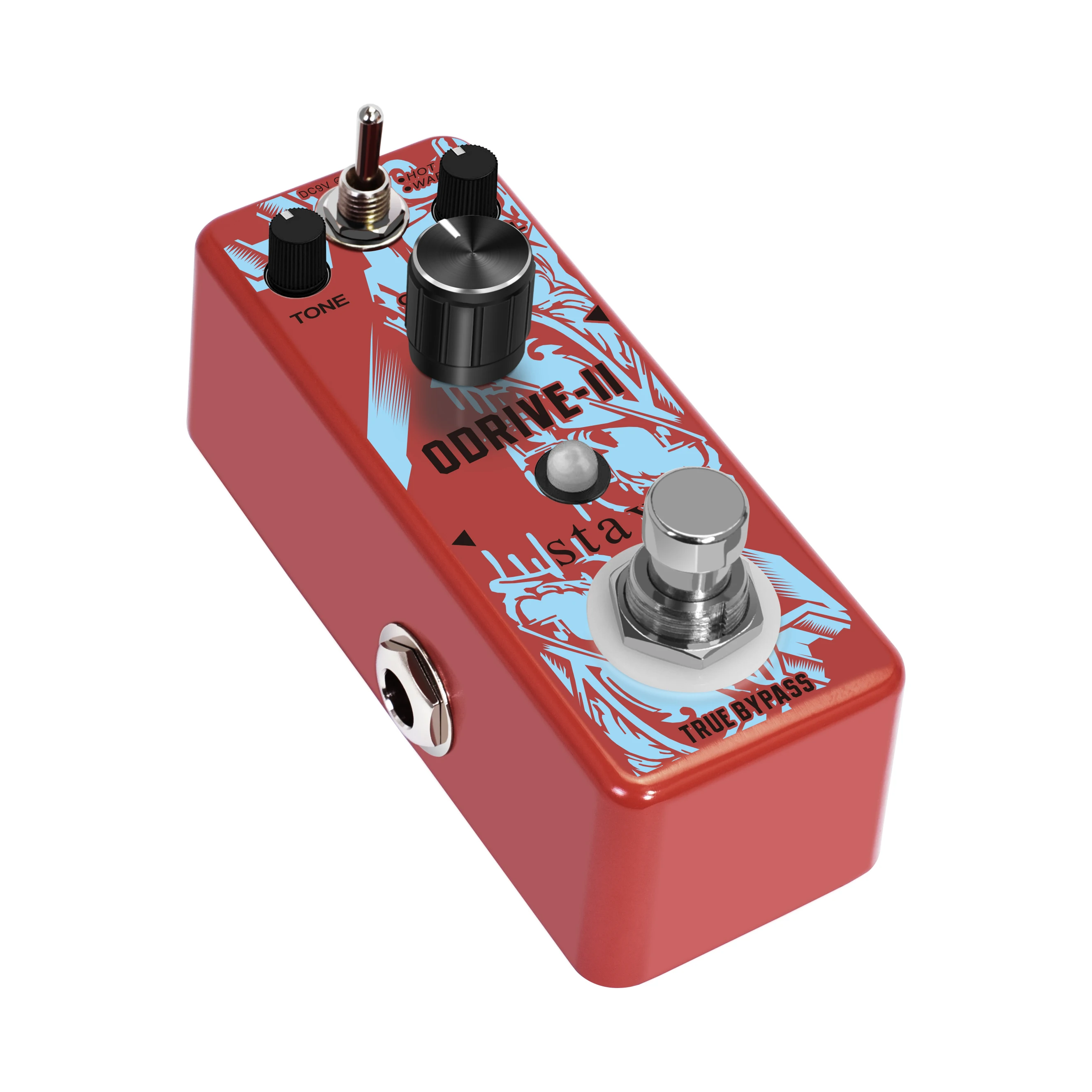 Stax LEF-302B ODRIVE-II Classical Electronic Overdrive Guitar Effect Pedal True Bypass2 Working Mode Full Metal Case