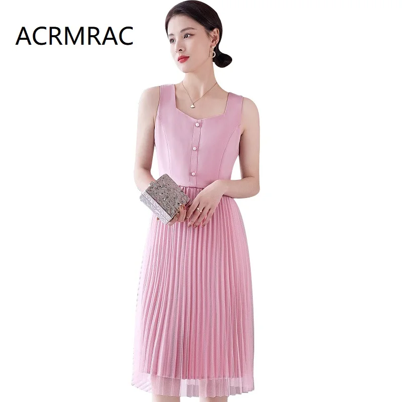 

Женское летнее платье без рукавов 056