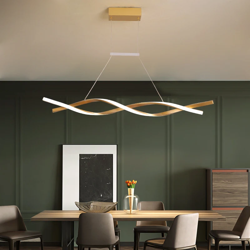Nowoczesne wisiorek Led lampa nadaje się do ściemniania czarne złoto dla jadalnia kuchnia pokój dzienny sypialnia żyrandol oświetlenie wewnętrzne Decor oprawa 3 Nowoczesne wisiorek Led lampa nadaje się do ściemniania czarne złoto dla jadalnia kuchnia pokój dzienny sypialnia żyrandol oświetlenie wewnętrzne Decor oprawa 3