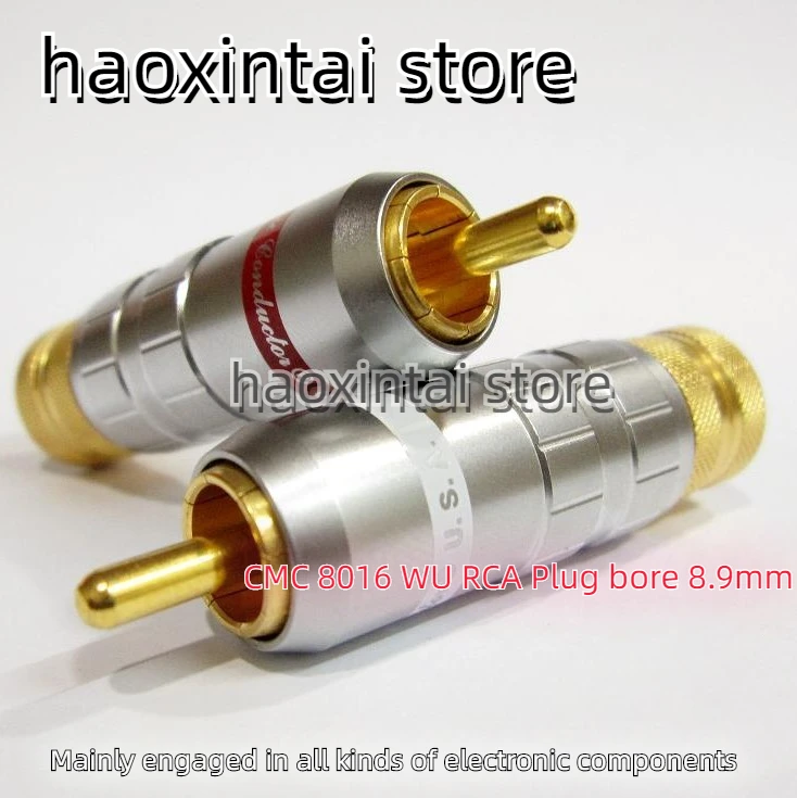 

2PCS CMC 8016 WU RCA Plug bore 8.9mm Signal plug