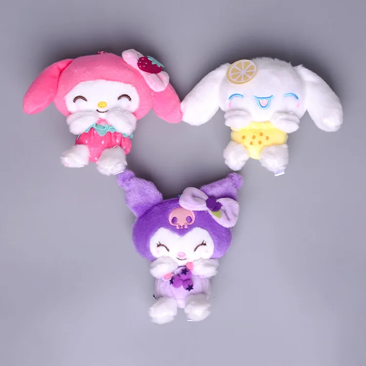 

Sanrio Kawali Kuromi Hello Kitty My Melody Cinnamoroll Pillow Plush Toys Plushie Keychain Stuffed Doll for Kids gift