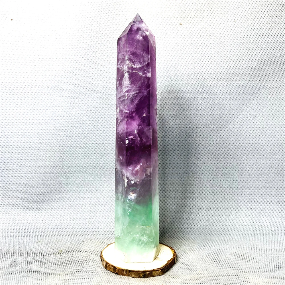 

Натуральный флюорит, двухцветные радужные кристаллы, домашний сад, сказочный декор, праздничные подарки, камень, лечение и канистры 175 мм