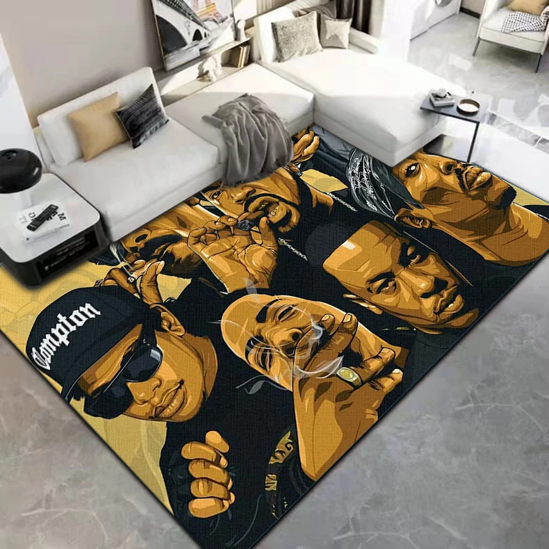 

Hip hop 3D printed carpet floor mat Rugs for bedroom Carpets for living room Area rug Customizable Personalized carpet