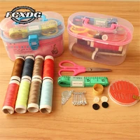 portable sewing tools set sewing scissors ruler thread embroidery pins household sewing supplies and accessories needle storage