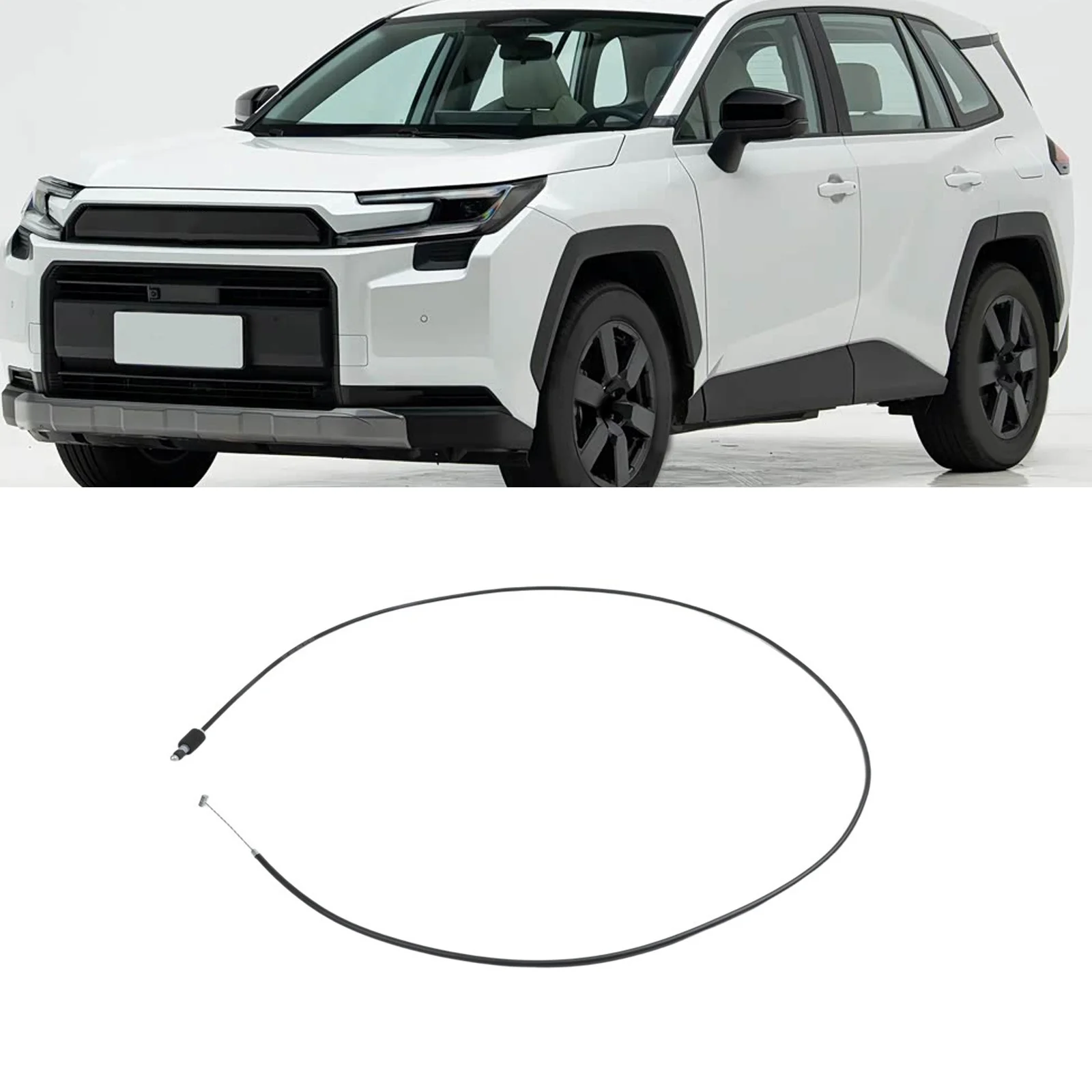 Фото Трос открывания капота в стиле OEM для Toyota RAV4 4-дверный 2.5L 2013-2018, замена детали 53630 42110, с точной совместимостью №1