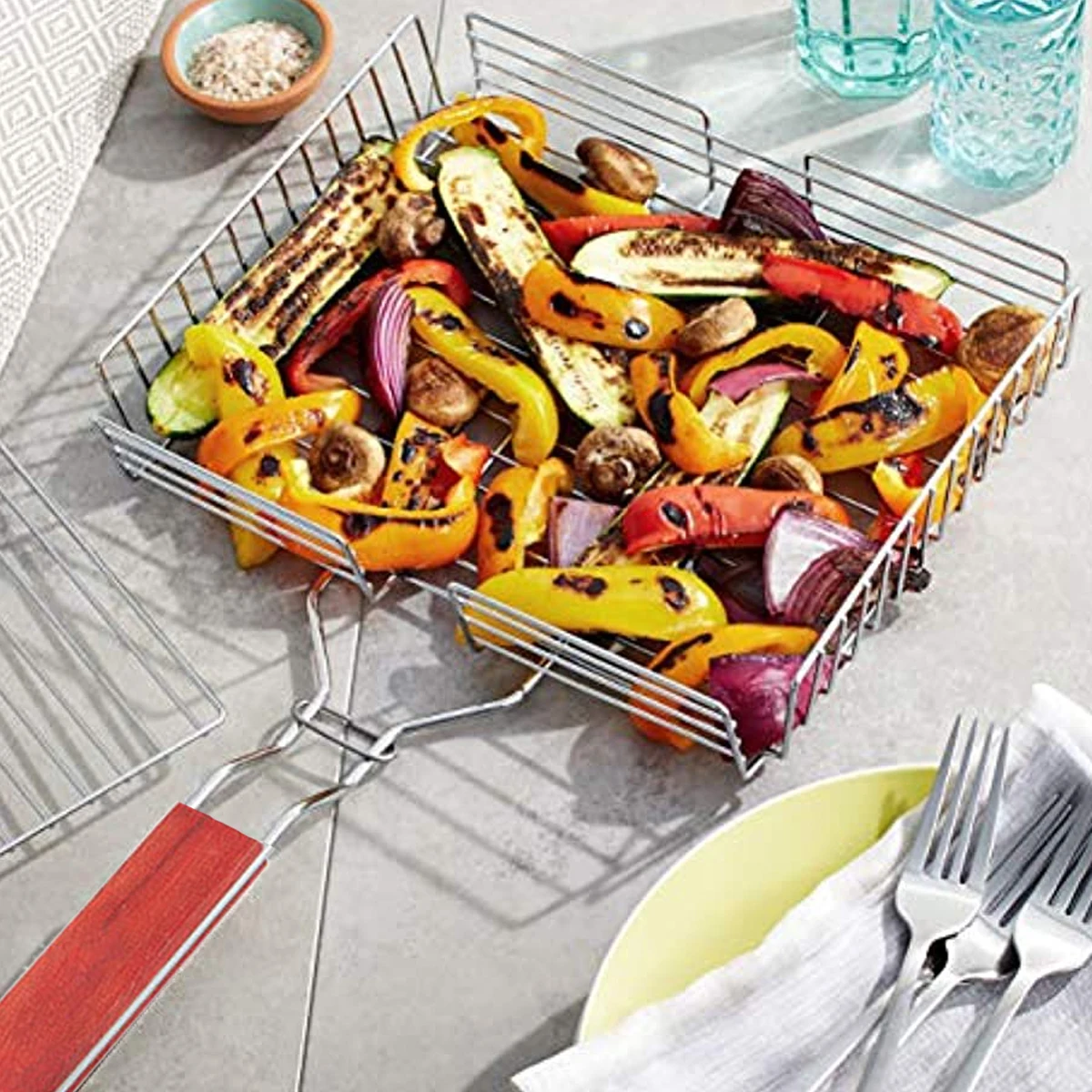 

Корзина для гриля, корзина для барбекю, гриль из нержавеющей стали, уличная стальная корзина для гриля, корзина для рыб, уличная корзина для барбекю и гриля для креветок