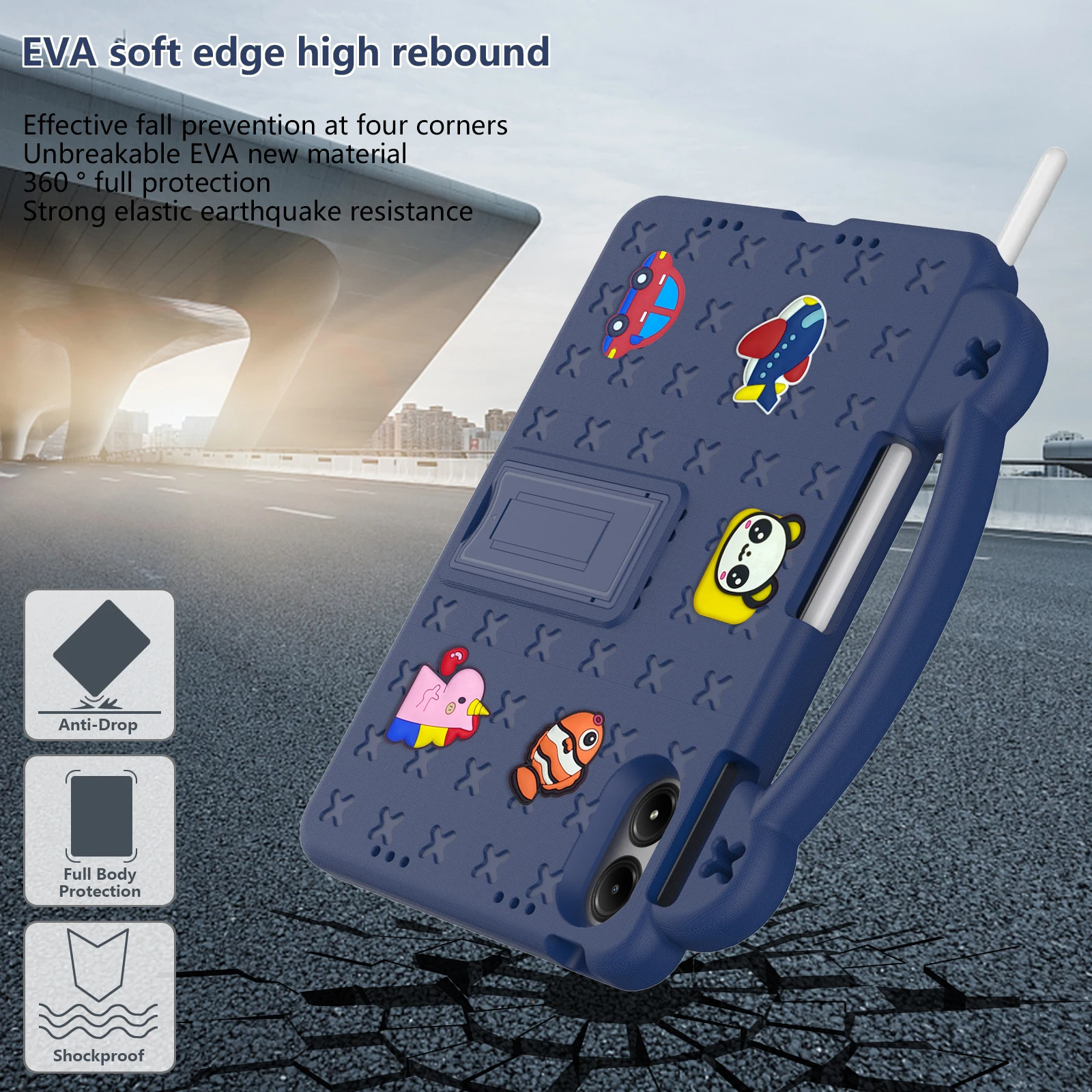 Для Xiaomi Redmi Pad SE Чехол 8 7 дюйма 2024 11 дюймов 2023 EVA PC Противоударный чехол для xiaomi redmi pad