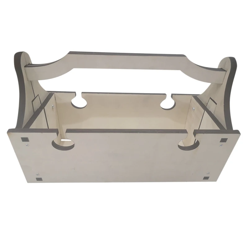 

Wooden Picnic Table Outdoor Folding Wine Table Removable Wine Glass Holder Folding Table Storage Basket