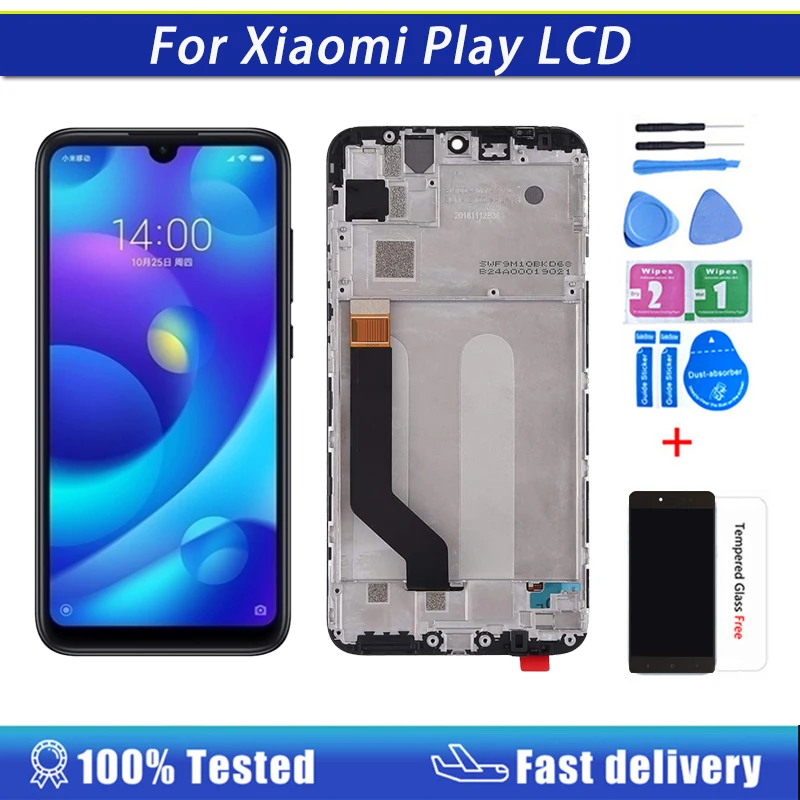 

Original 5.84'' Display For Xiaomi Mi Play LCD Display Touch Screen Digitizer Assembly Xiaomi Play LCD Screen Replacement Parts