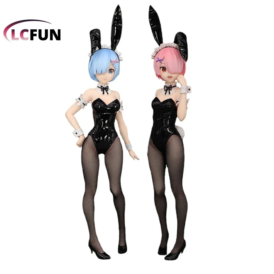 

LCFUN Original Figure Rem Ram Bunny Furyu Re: Zero Starting Life in Another World 30cm PVC Action Model Colletion Toys Gift Girl