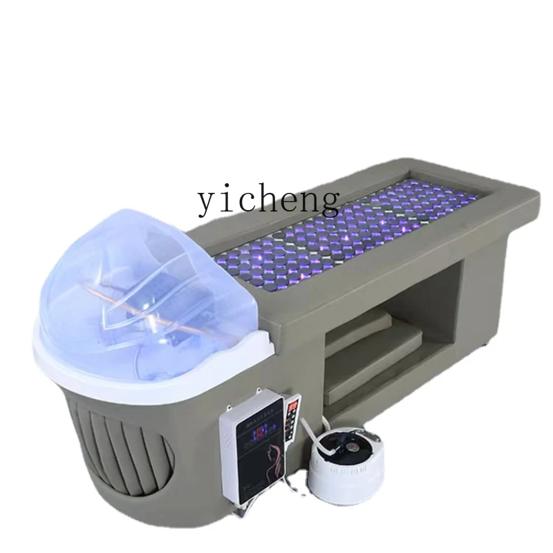

ZC Head Therapy Shampoo Chair Water Circulation Belt Steaming Bed Facial Bed Beauty Salon Special Moxibustion Head Therapy Bed
