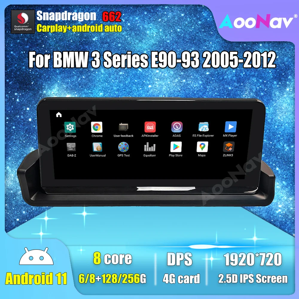 

Android 11.0 Car Radio For BMW 3 Series E90 E91 E92 E93 2005-2012 Autoradio Intelligent System GSP Navigation Head Unit Stereo