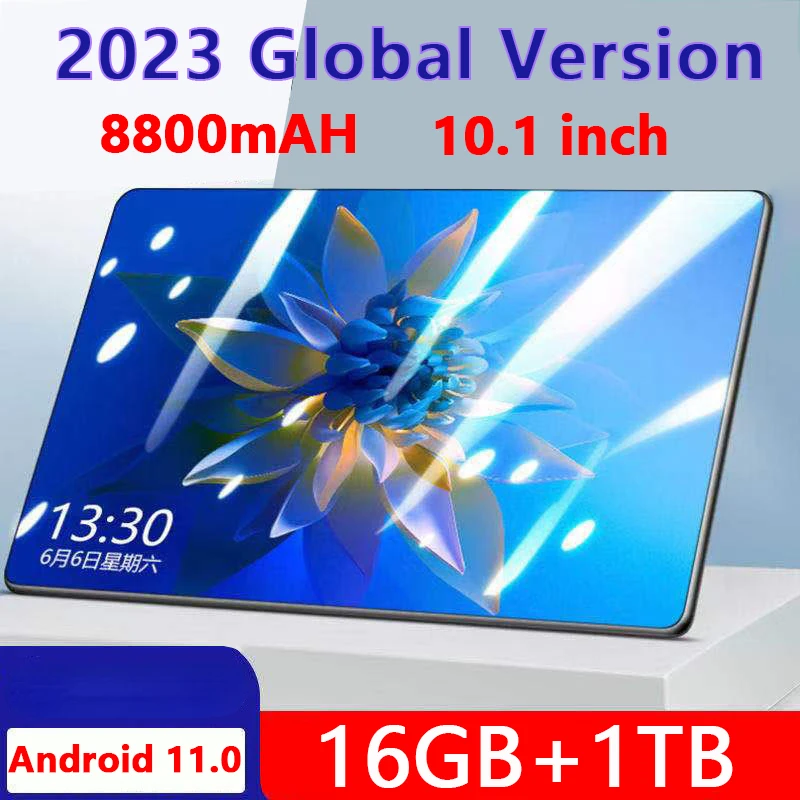 

2023 5G New Global Version Tablets Android 11Pro Tablet 5G 10.1 Inch 8800mAh Network 16GB RAM 1TB ROM MTK6797 Wifi 10 Core