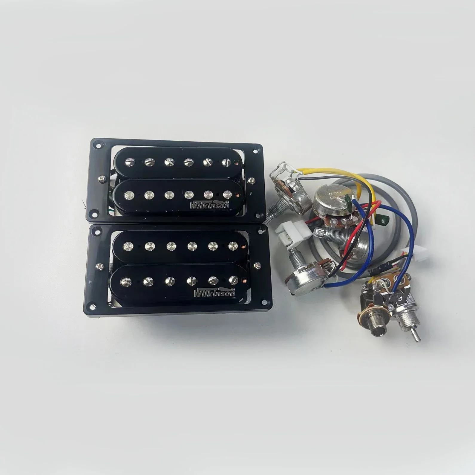 Звукосниматели для электрогитары Wilkinson Ainico5 Humbucker 2V2T жгут проводов гитарный