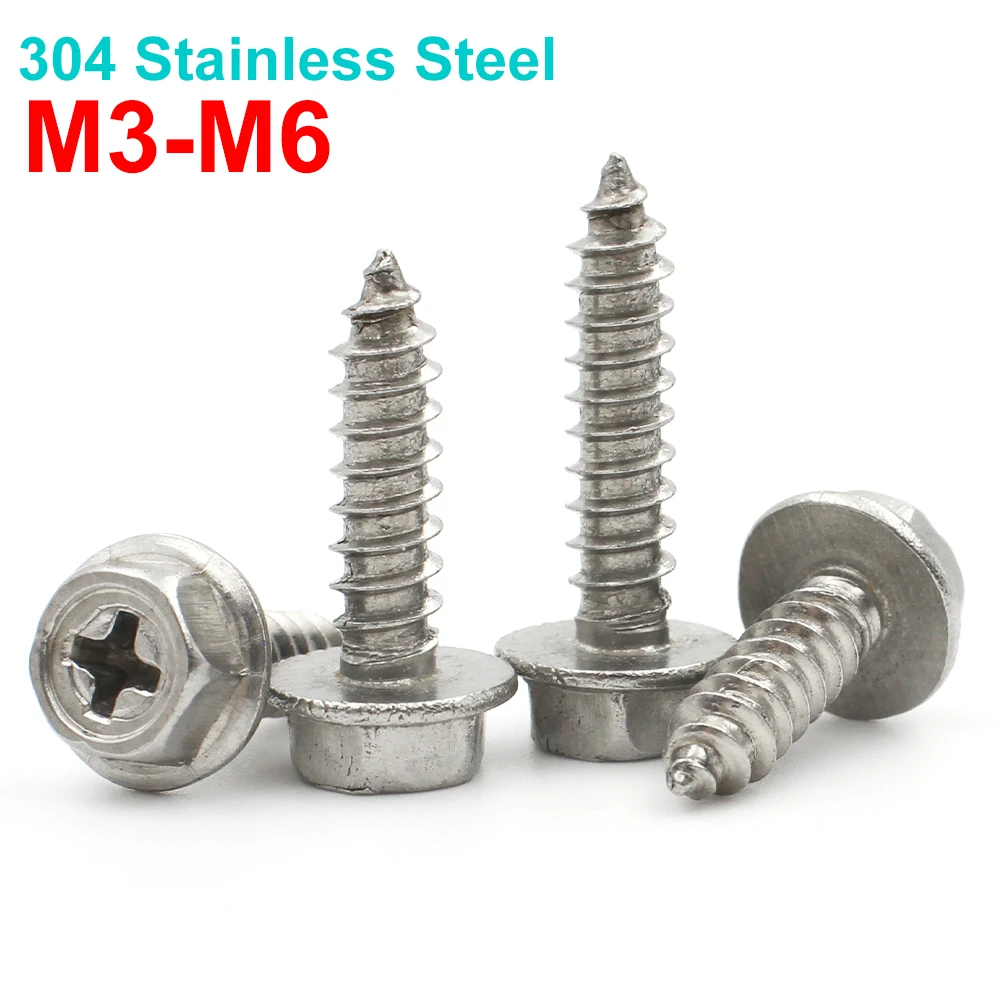 

Zimir Саморезы нержавеющая сталь M3 M4 M5 M6