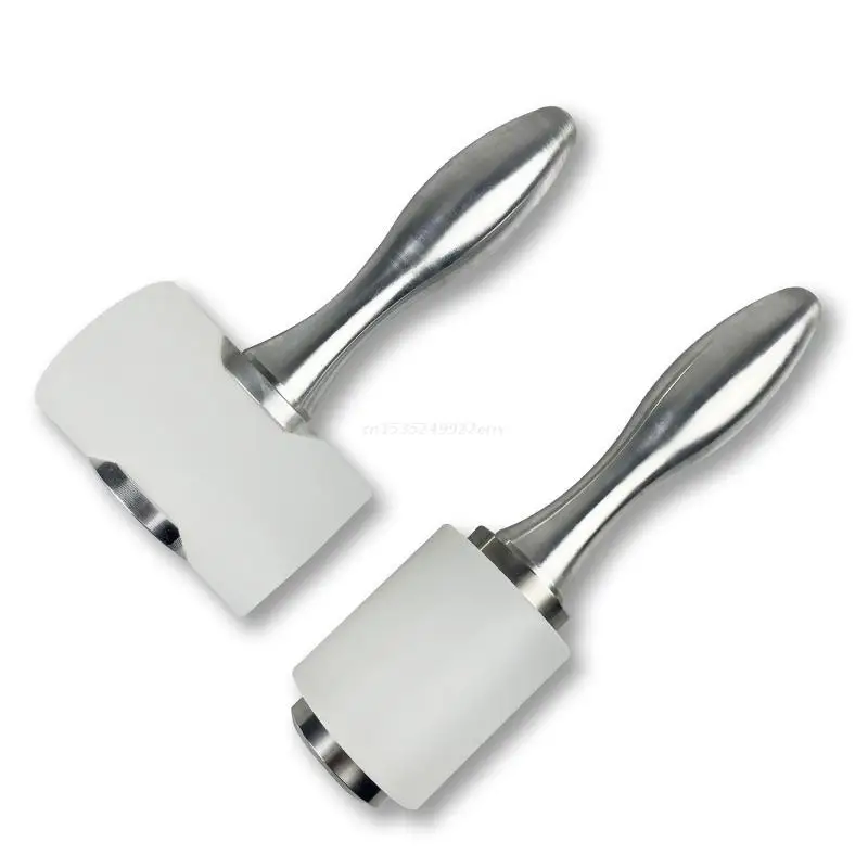 

Premium Useful Leather Carving Hammer Aluminum Alloy Handle Nylon Hammer Tool Dropship