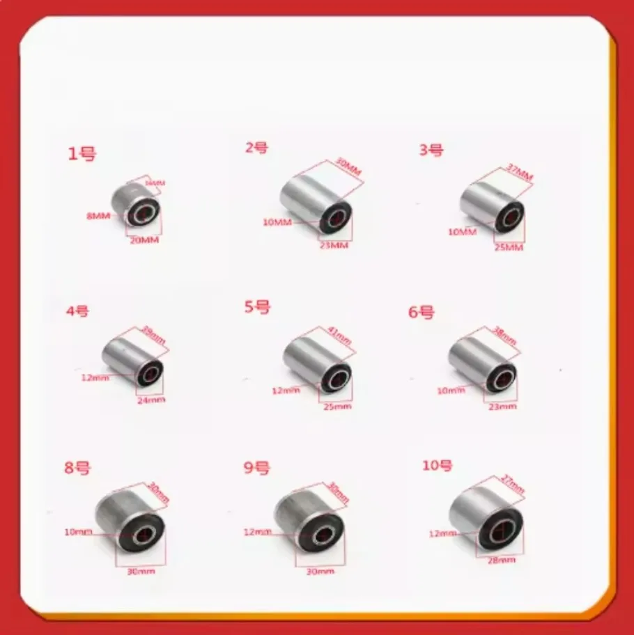 10*23*30 10*24*37 12*24*39 12*25*41 10*23*38 Втулка крепления поворотного рычага подходит для UTV ATV Go