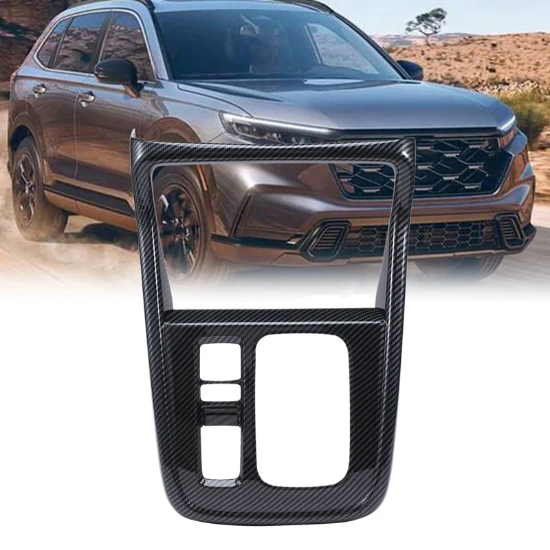 

Car Carbon Fiber Central Control Gear Shift Panel Decal Interior Modification For Honda CRV CR-V 2022 2023 Car Styling