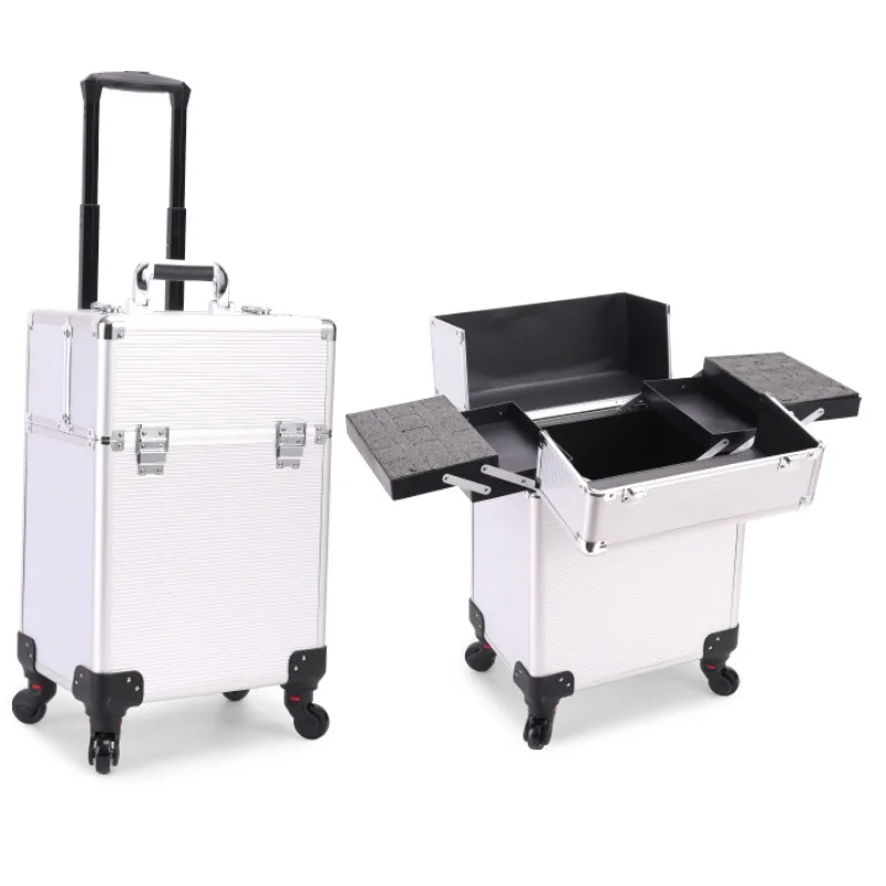 Professional Trolley Case, Professional Embroidery Makeup Case, Makeup, Eyelash, Nail, Furniture, Beauty Tools, Storage Box