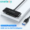 Onelesy USB 3.0 إلى SATA محول التوصيل والتشغيل لمحول 2.5 بوصة HDD / SSD SATA محول UASP عالي السرعة لنقل البيانات SATA إلى USB 1