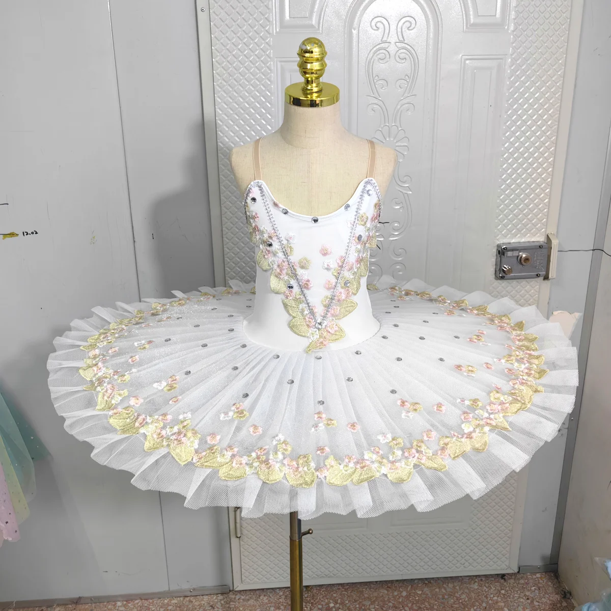 Профессиональные Балетные костюмы с белой юбкой