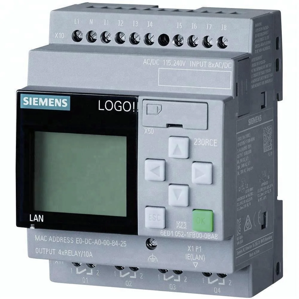 

Good Price 6ED1055-1MB00-0BA2 LOGO! DM8 12/24R expansion module For Siemens