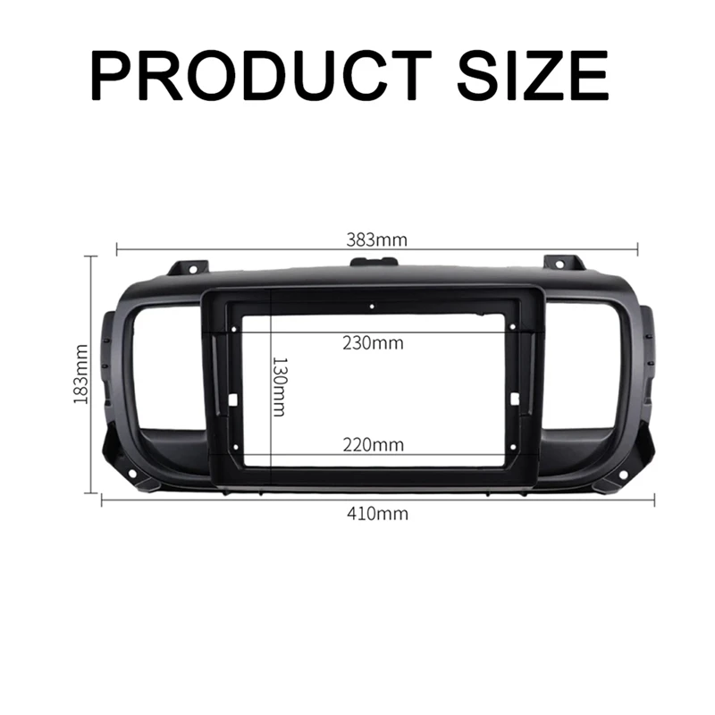 2 шт. 9-дюймовая Автомобильная магнитола Fascia Для Citroen Dispatch Toyota Proace Peugeot Expert Traveler DVD