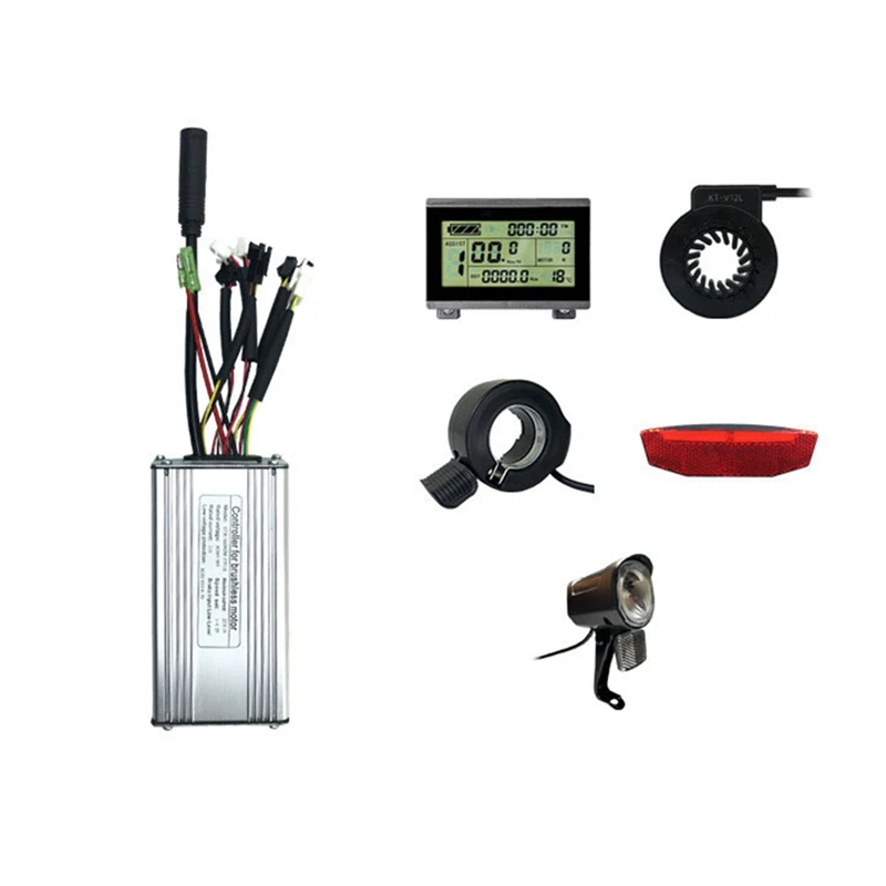 

Quality 36V/48V 500W/750W Electric Bike Brushless Motor KT 25A Controller With LCD3 Display Electric Bicycle Parts